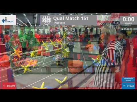 2017 VEXU Innovate Q151 - DISCO1 vs UTGZ2 - 41 to 12