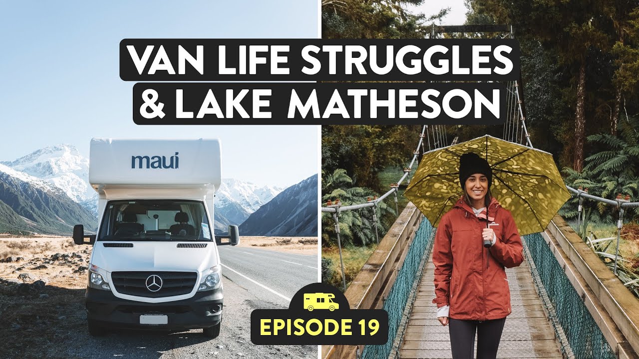Discover the Lake Matheson along with these campervan duo