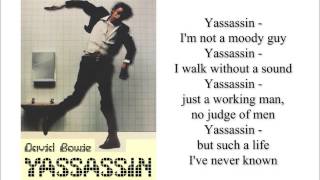 David Bowie   Yassassin (Lyrics)