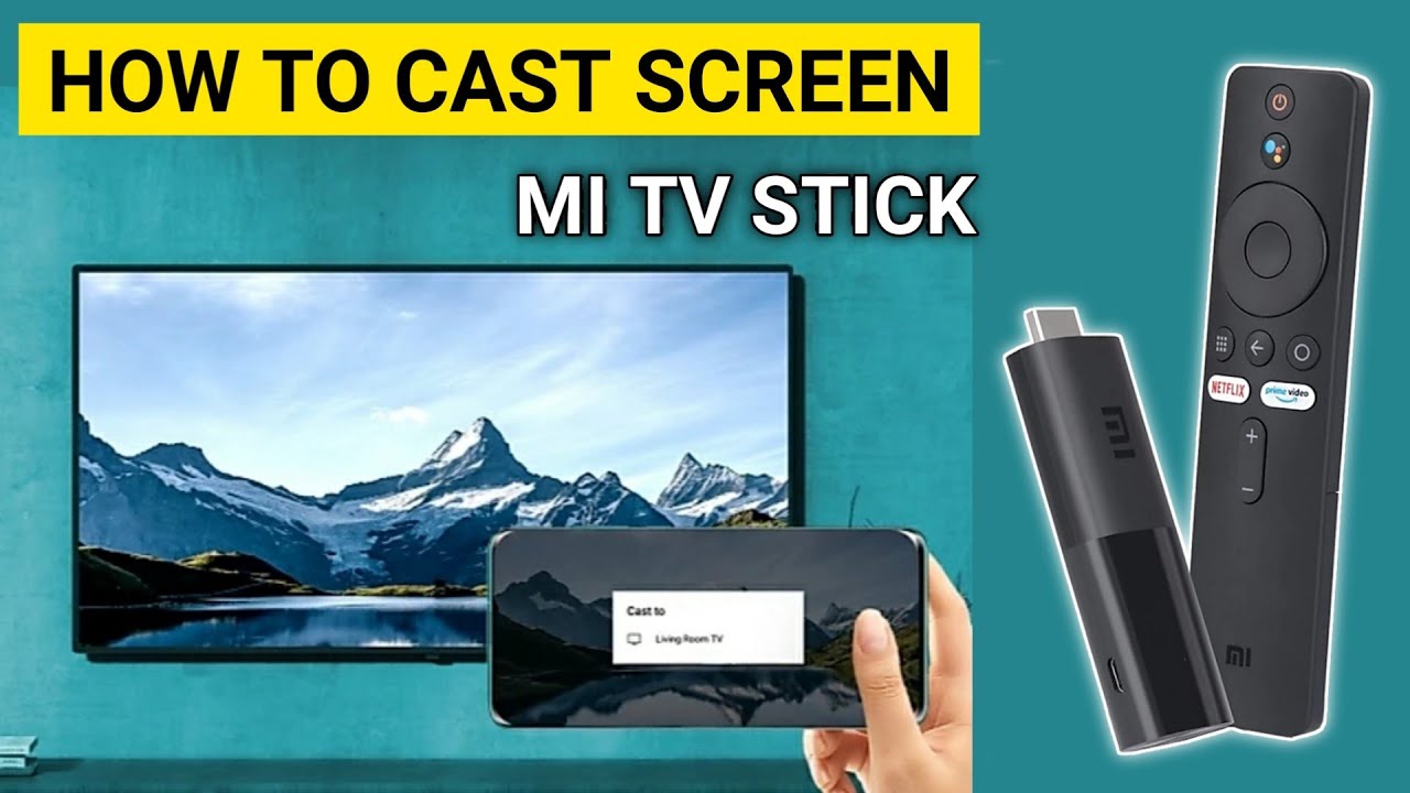 MI TV Stick Chromecast Set up | How to Use Screen Mirroring on Mi TV Stick