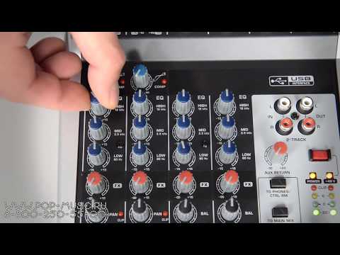 Обзор микшерного пульта Behringer Q802USB