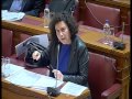 Oμιλία στην Επιτροπή Οικονομικών Υποθέσεων της Βουλής, κατά την ενημέρωση από τον Διοικ. της ΤτΕ κ Γ. Προβόπουλο, σχετικά με τις εξελίξεις στον Τραπεζικό τομέα της Κύπρου. 10-4-2013 (Video)