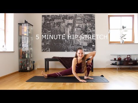 5 Minute Hip Stretch ❤ Increase Flexibility And Open Hips