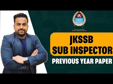Jkssb Sub Inspector || Previous Year Paper Discussion ||NEW VACANCIES UPDATE || JOIN CALL 9419145317