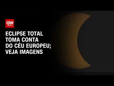 Eclipse solar total: veja o fenômeno que leva multidões às ruas na Europa | CNN 360°