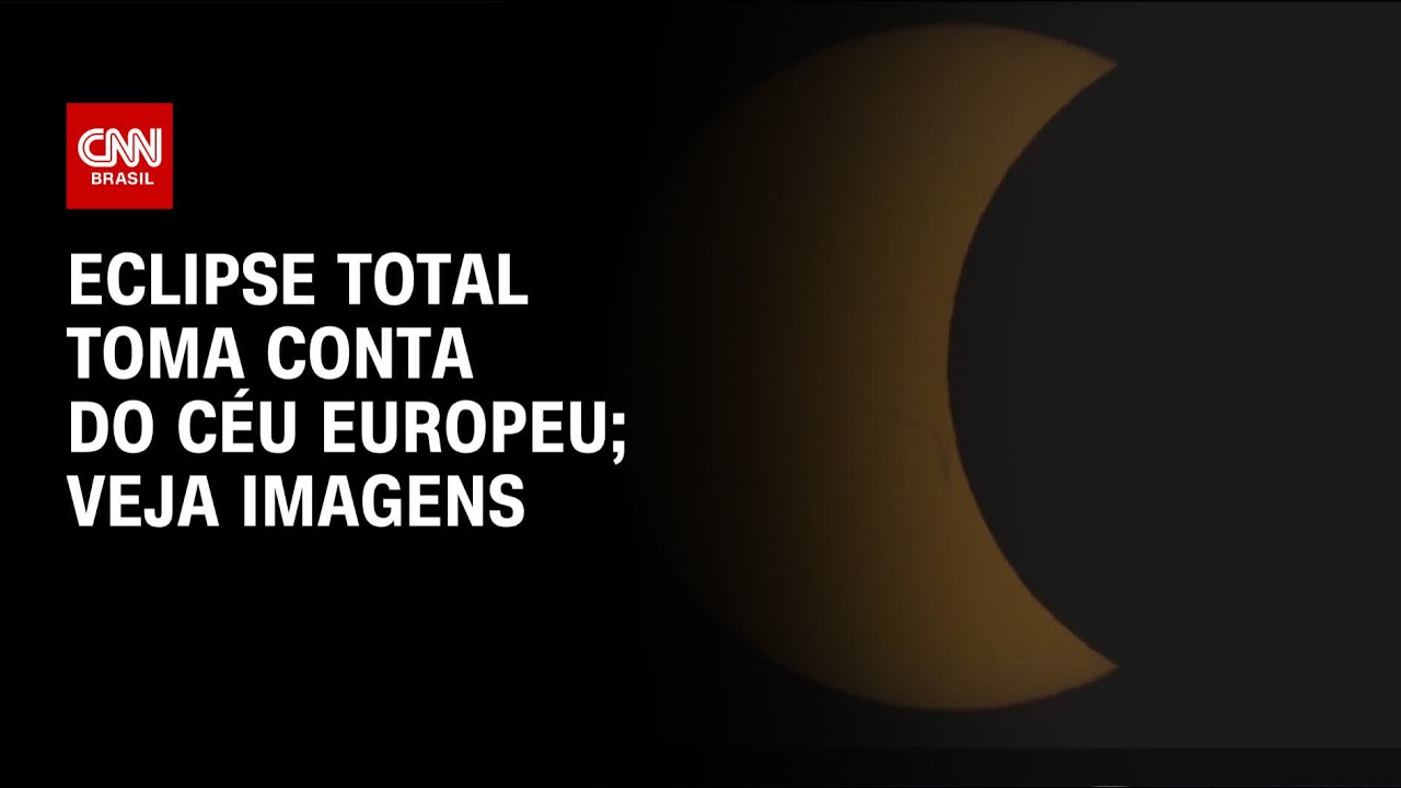 Eclipse solar total: veja o fenômeno que leva multidões às ruas na Europa | CNN 360°
