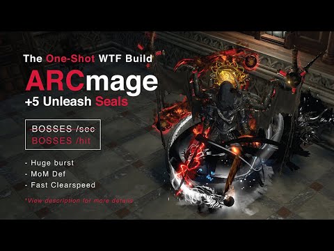 ONE HIT KO with ARCmage +5 unleash seals (Zeus powahhh) 3.10