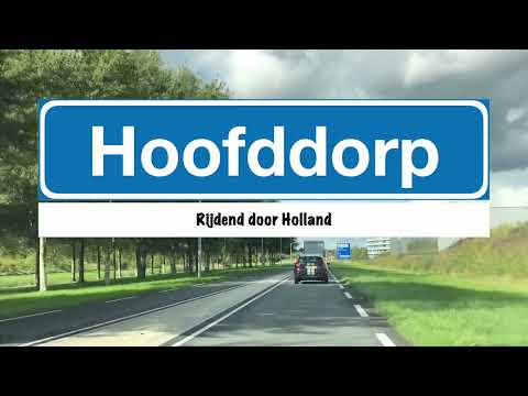 Rondje Hoofddorp - rijden door Nederland, NL commentaar