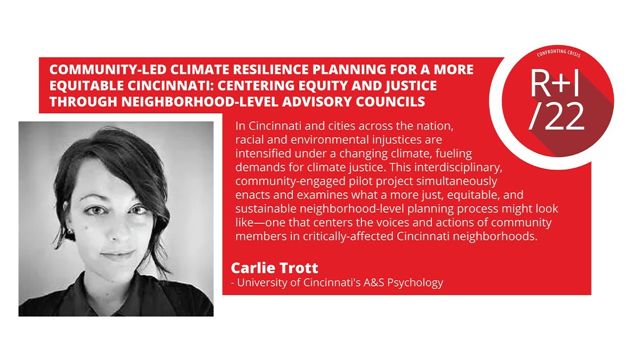 Community-led Climate Resilience Planning with Carlie Trott - Research + Innovation Week 2022
