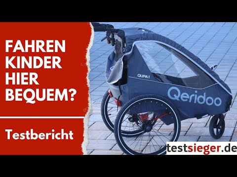 Qeridoo Qupa Buggy/Fahrradanhänger | Testbericht – gemütliches Fahren für die Kleinen?