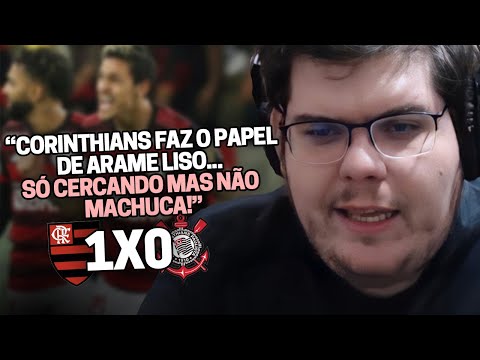 CASIMIRO REAGE: FLAMENGO 1X0 CORINTHIANS PELA LIBERTADORES 2022 | Cortes do Casimito