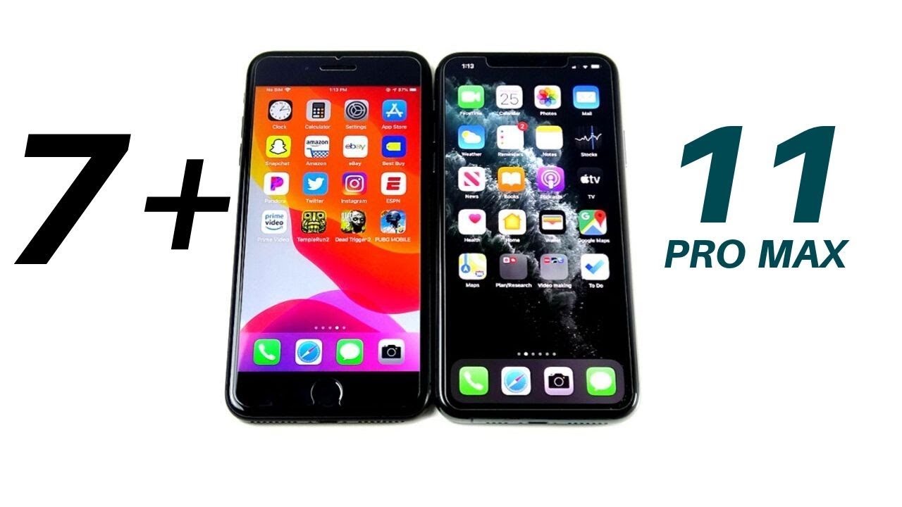 iPhone 7 Plus vs iPhone 11 Pro Max Speed Test!