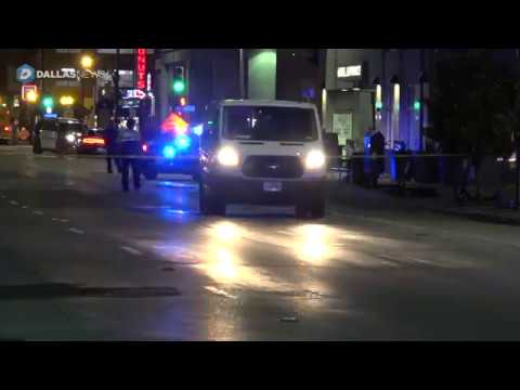 Innocent bystander killed in downtown Dallas shootout