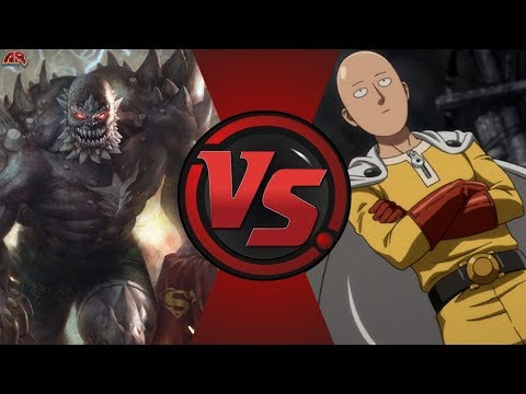 Doomsday vs Saitama (DC Comics vs One Punch Man)! Cartoon Fight Night Episode 38!