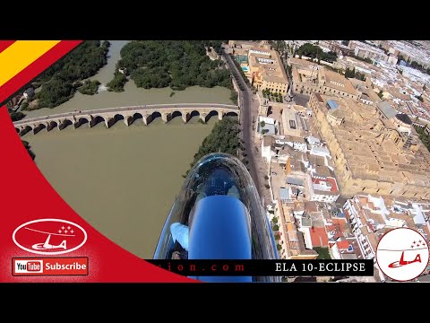 ELA 10-Eclipse gyrocopter flying over Córdoba