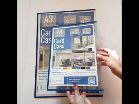 Plastic CARD CASE A4 ITEM CODE-CACS_A4