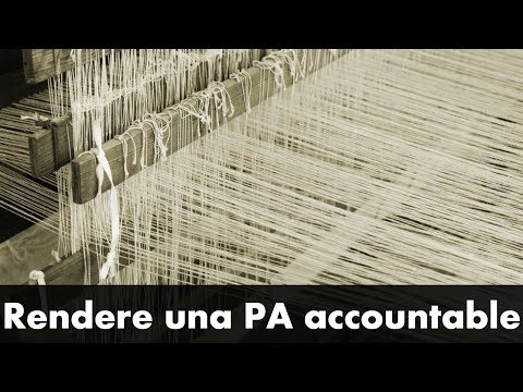 , title : 'Rendere una PA accountable'