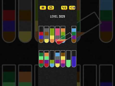 water sort puzzle level 3029
