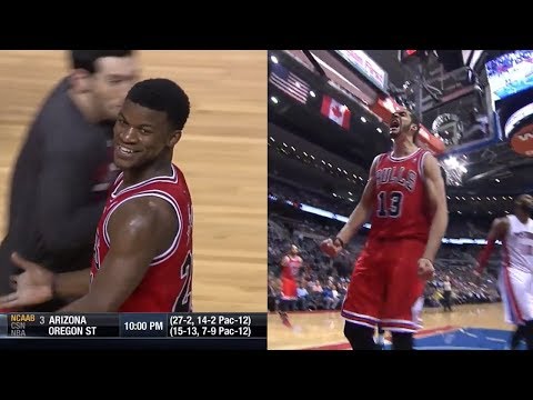 2014.03.05 - Joakim Noah & Jimmy Butler Full Combined Highlights at Pistons