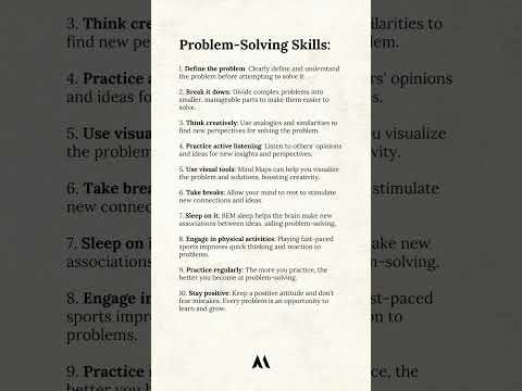 problem solving skill
