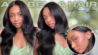 Pure-Luxe™ 13x6 Body Wave Wig Install | V-Shaped Ear Flap Design | Ft. Arabella Hair
