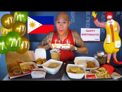 MCDONALDS nas Filipinas - O MELHOR FAST FOOD FILIPINO? | McDonald's ao redor do mundo