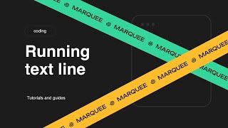 Create Running Text Line or Marquee | Tutorials and Guides