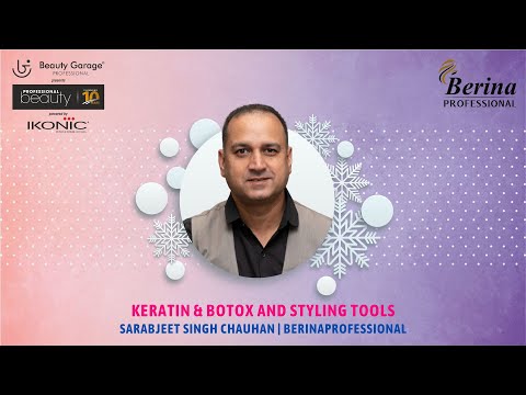 Check out Sarabjeet Singh demonstrating Keratin, Botox and Styling Tools at #PBILiveDemoStage!