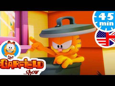 🤖 Garfield and the robot 🤖 - Funny compilation 😹