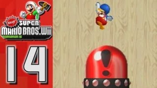 Newer Super Mario Bros Wii - World 5 | Freezeflame Volcano (Part 14)