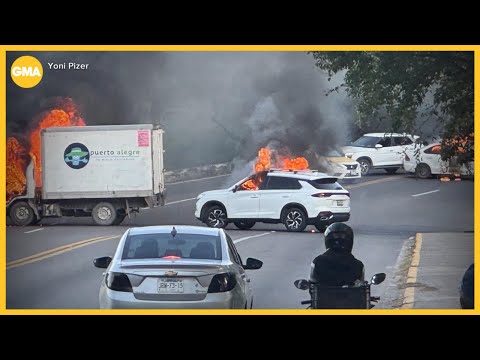 Americans told to shelter in place in Mexico following cartel boss killing