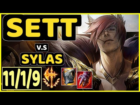 GREVTHAR (SETT) vs SYLAS - 11/1/9 KDA MID CHALLENGER GAMEPLAY - BR
