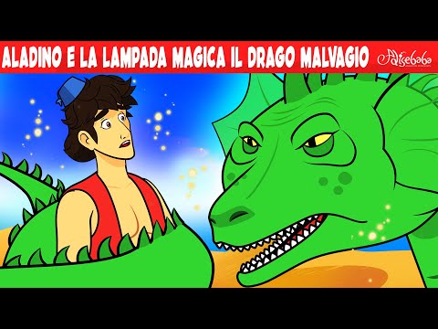 Aladino e la Lampada Magica Il Drago Malvagio | Storie Per Bambini Cartoni Animati
