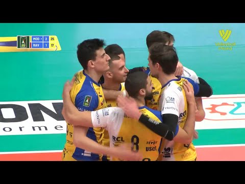 Leo Shoes PerkinElmer Modena vs. Consar RCM Ravenna - FIVB - Super Liga - Match Highlights
