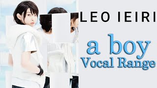 Leo Ieiri - 'a boy' (2014) Album Vocal Range