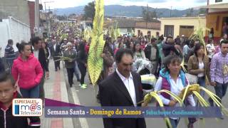 preview picture of video 'DOMINGO DE RAMOS EN SUBACHOQUE 2015'