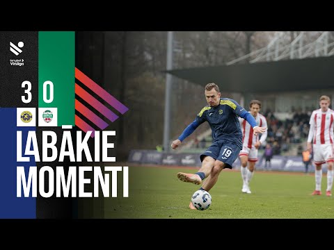 36. kārta: SK Super Nova 3:0 FK Liepāja (Labākie momenti)