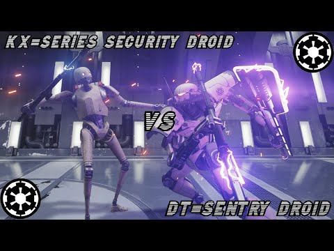 DT-Sentry Droid VS KX-Series Security Droid - Star Wars Jedi Survivor NPC Arena Battles