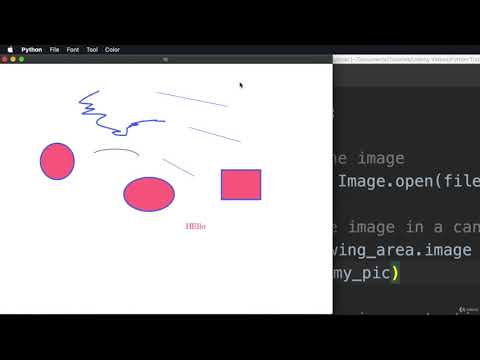 56 Python Tkinter Tutorial 9 Paint App