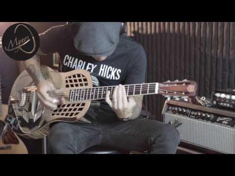 "THE GRIP" SQUARE NECK RESONATOR GUITAR PICKUP with FLEXIBLE MICRO-GOOSE NECK by Myers Pickups image 9