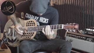 Video thumbnail for Myers Pickups - National Resophonic Tricone and 1941 Kalamazoo acoustic by R.J. Ronquillo