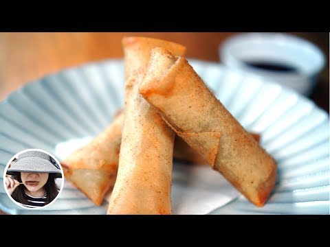 Authentic Shanghai Shredded Pork and Cabbage Spring Rolls