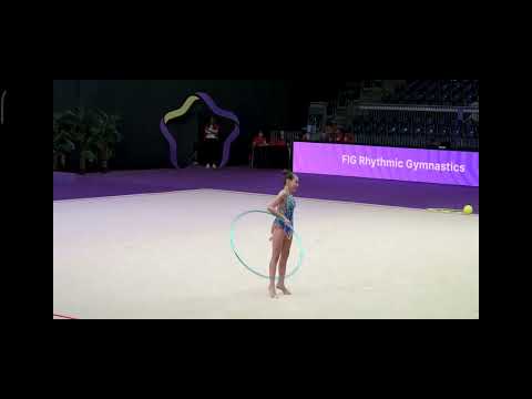 Gohfrane BOUABIDI TUNISIA - Junior World Championship Cluj-Napuca 2023 - HOOP qualifications