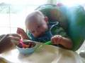 Gabe Feeds Himself