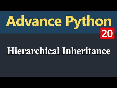 Hierarchical Inheritance in Python Hindi