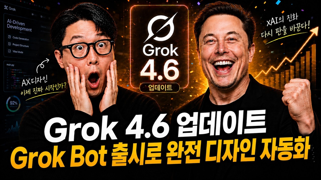 Grok 4.6과 Grok Bot이 증명하는 AX 디자인 생태계의 거대한 전환
