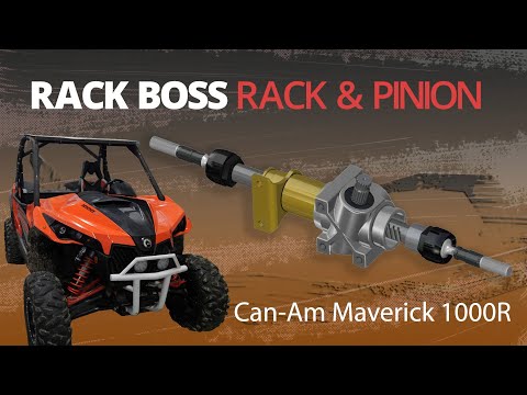 Can-Am Maverick 1000R RackBoss Rack & Pinion Install | How To