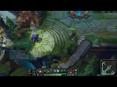 League of Legends Rengar and Alistar vs Miss Fortune and Lux Bot! 25 Kill