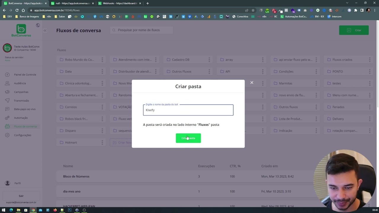 Como enviar mensagens de compras da Kiwify no WhatsApp usando BotConversa