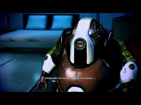 Mass Effect 3 Playthrough Pt 116 Volus Ambassador saved